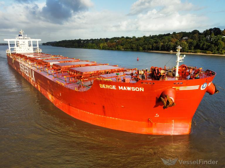 berge mawson (Bulk Carrier) - IMO 9738868, MMSI 232016910, Call Sign MDNH4 under the flag of United Kingdom (UK)