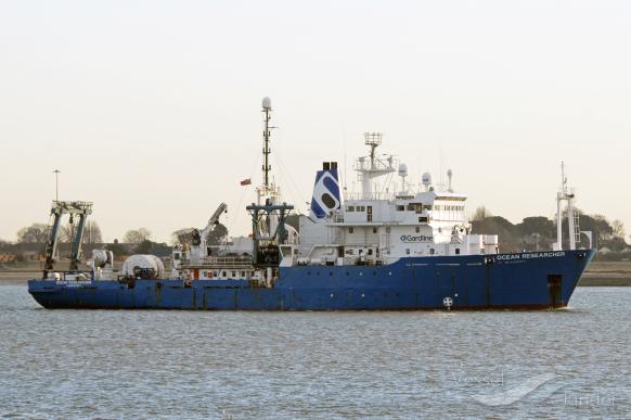 ocean researcher (Research Vessel) - IMO 8207941, MMSI 235011460, Call Sign GDLS under the flag of United Kingdom (UK)