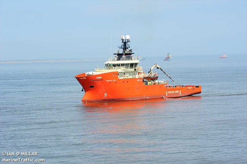 grampian dee (Standby Safety Vessel) - IMO 9599470, MMSI 235091304, Call Sign 2FHK6 under the flag of United Kingdom (UK)