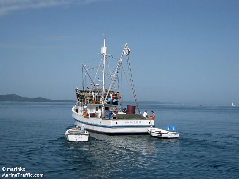 macka (Fishing vessel) - IMO , MMSI 238111111, Call Sign 9A7610 under the flag of Croatia