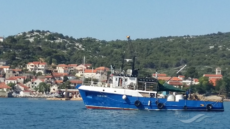 kun dva (Fishing Vessel) - IMO 8869244, MMSI 238989740, Call Sign 9AA7007 under the flag of Croatia