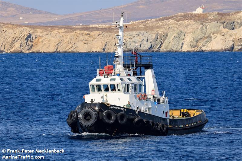 karapiperis 18 (Tug) - IMO 8810205, MMSI 239882000, Call Sign SY2072 under the flag of Greece