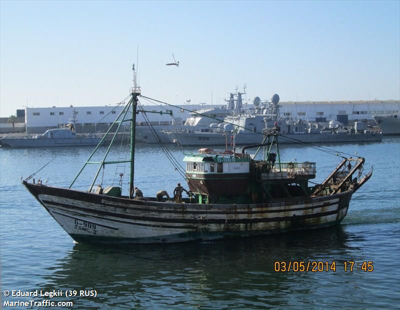 abdera dos (Fishing vessel) - IMO , MMSI 242130100, Call Sign CNA4664 under the flag of Morocco