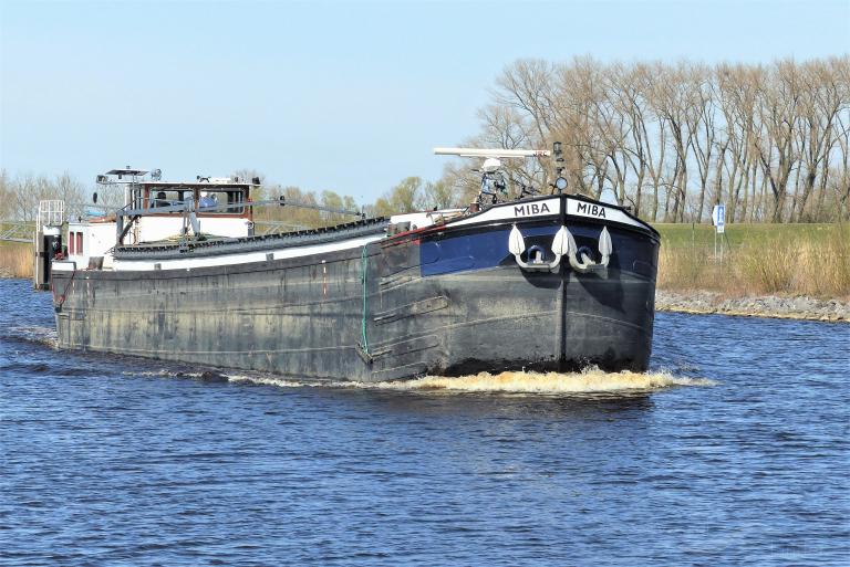 miba (Cargo ship) - IMO , MMSI 244750209, Call Sign PF6577 under the flag of Netherlands