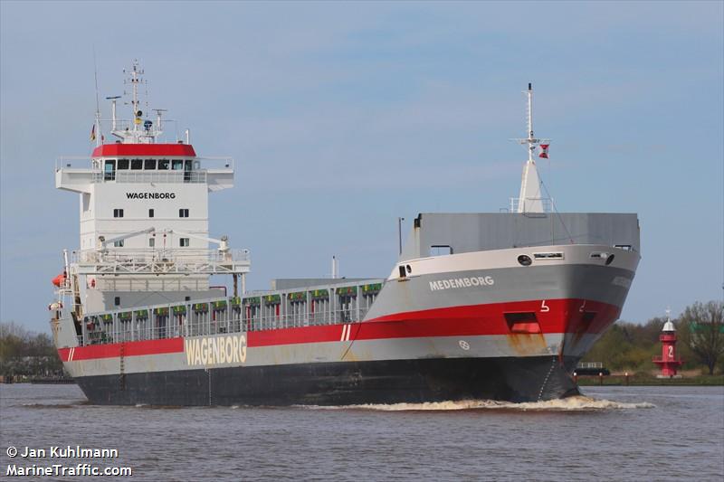 medemborg (General Cargo Ship) - IMO 9142514, MMSI 244850900, Call Sign PBFP under the flag of Netherlands