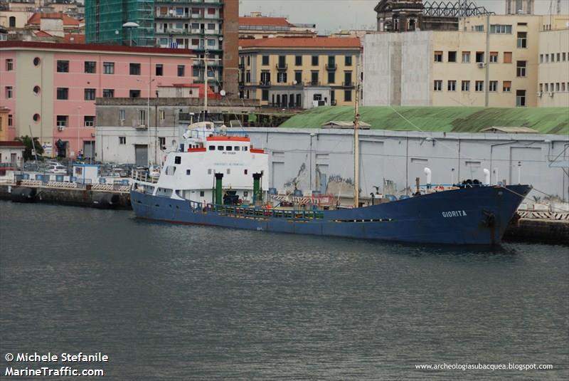 giorita (General Cargo Ship) - IMO 5192626, MMSI 247223600, Call Sign INFG under the flag of Italy