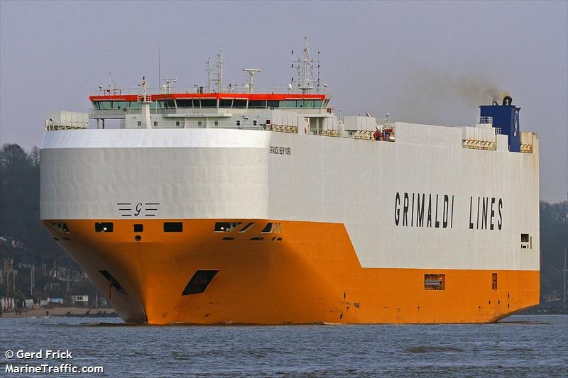 grande new york (Vehicles Carrier) - IMO 9784049, MMSI 247376300, Call Sign IBON under the flag of Italy