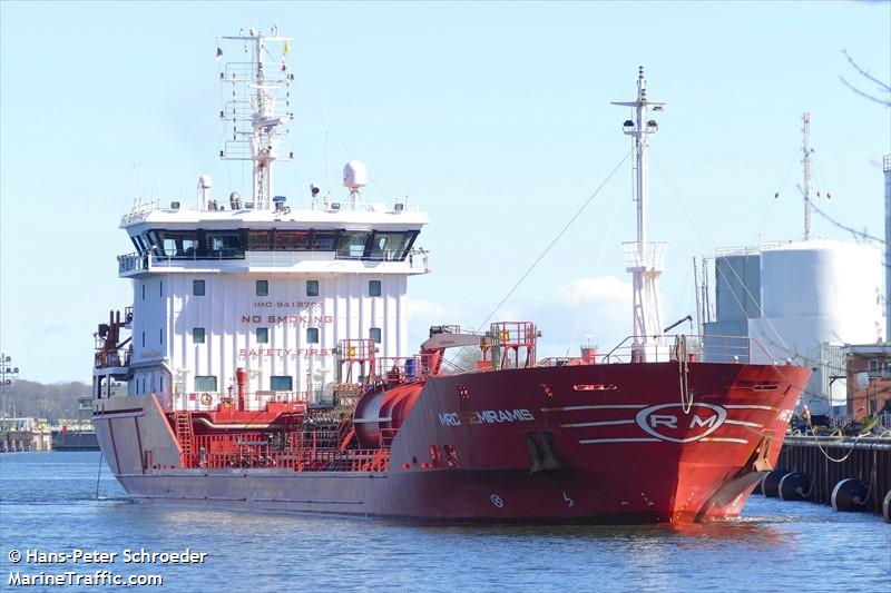 mrc semiramis (Chemical/Oil Products Tanker) - IMO 9418793, MMSI 249028000, Call Sign 9HIN9 under the flag of Malta