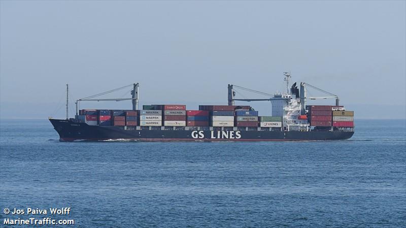 raquel s (Container Ship) - IMO 9515591, MMSI 255806136, Call Sign CQAC6 under the flag of Madeira