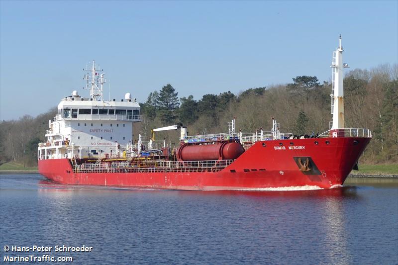 bomar mercury (Chemical/Oil Products Tanker) - IMO 9428889, MMSI 256541000, Call Sign 9HA2880 under the flag of Malta