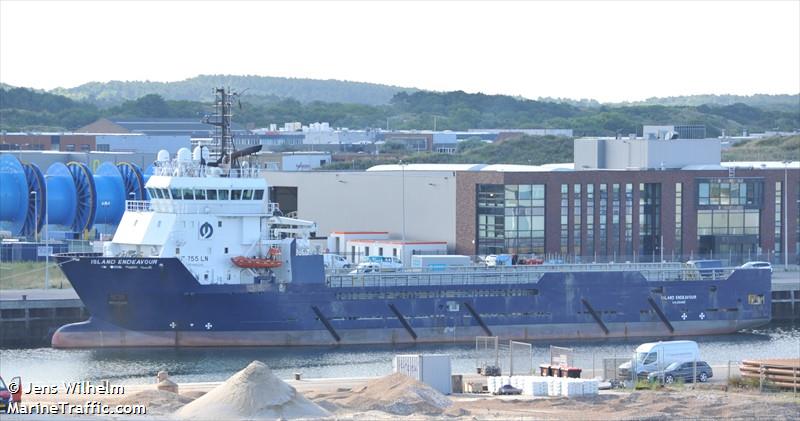 island endeavour (Offshore Tug/Supply Ship) - IMO 9402342, MMSI 258437000, Call Sign LAKQ3 under the flag of Norway