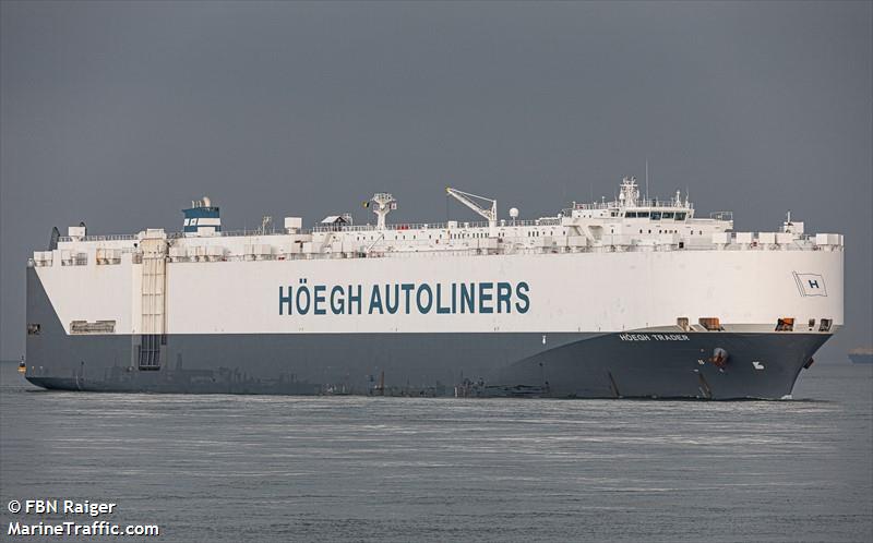 hoegh trader (Vehicles Carrier) - IMO 9171280, MMSI 258882000, Call Sign LASK7 under the flag of Norway
