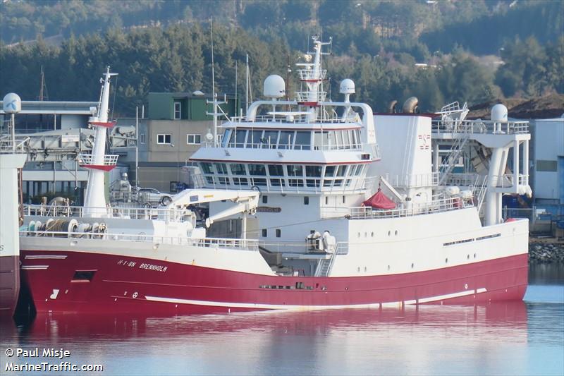 brennholm (Fishing Vessel) - IMO 9268655, MMSI 259454000, Call Sign LIWG under the flag of Norway