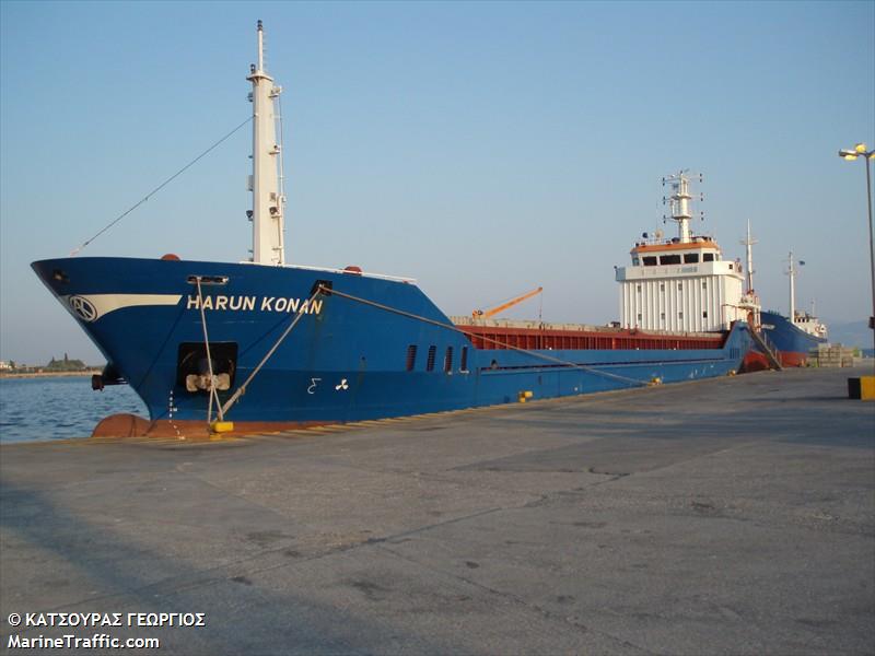 harun konan (General Cargo Ship) - IMO 9385427, MMSI 271000871, Call Sign TCPK3 under the flag of Turkey