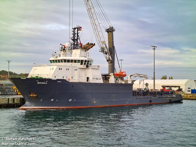 finval (Offshore Tug/Supply Ship) - IMO 9272412, MMSI 273212470, Call Sign UBSU4 under the flag of Russia