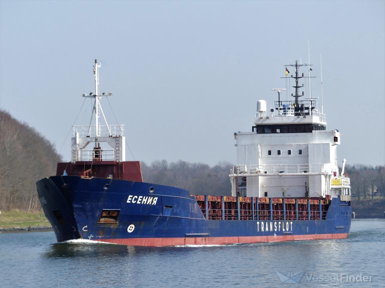eseniya (General Cargo Ship) - IMO 9194036, MMSI 273356870, Call Sign UBYI3 under the flag of Russia