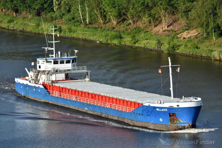 eurica (General Cargo Ship) - IMO 9232486, MMSI 275497000, Call Sign YLPK under the flag of Latvia