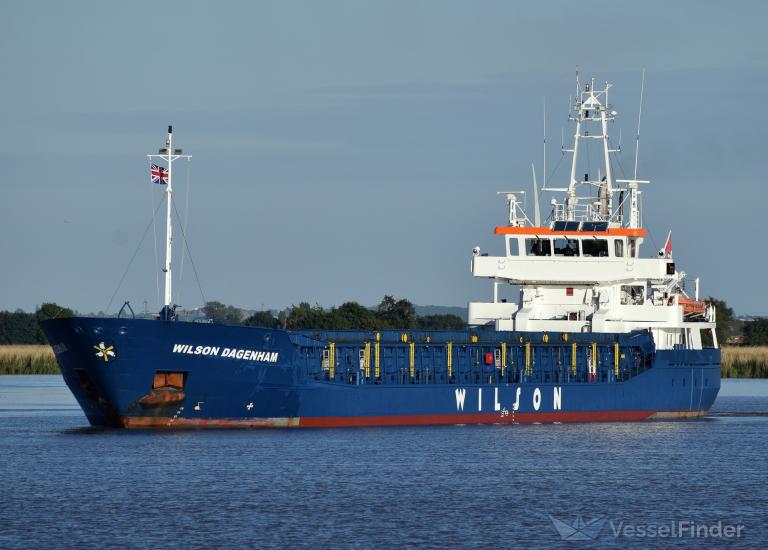 wilson dagenham (General Cargo Ship) - IMO 9409613, MMSI 305810000, Call Sign V2FV2 under the flag of Antigua & Barbuda