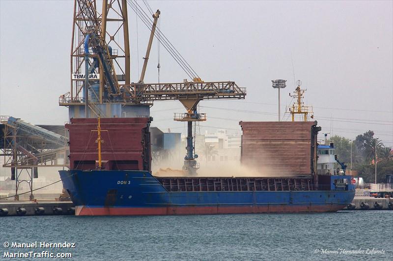 kirsten-b (General Cargo Ship) - IMO 9151096, MMSI 312404000, Call Sign V3VQ3 under the flag of Belize