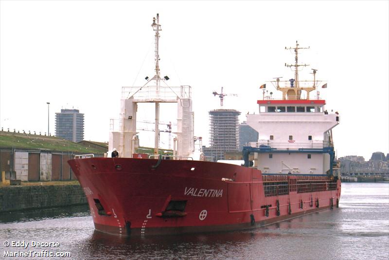 valentina (General Cargo Ship) - IMO 9195872, MMSI 314500000, Call Sign 8PAU4 under the flag of Barbados