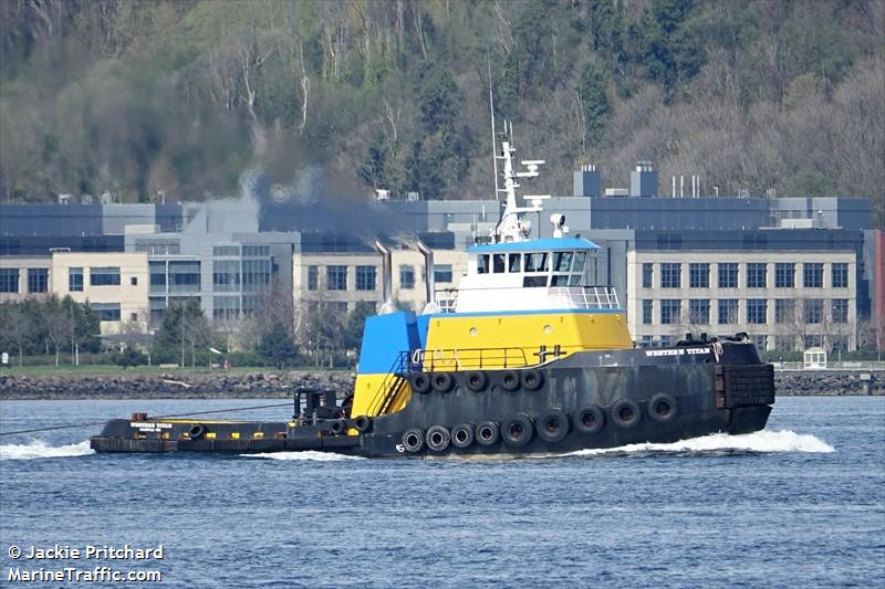 western titan (Tug) - IMO 8962486, MMSI 338854000, Call Sign WCX4599 under the flag of USA