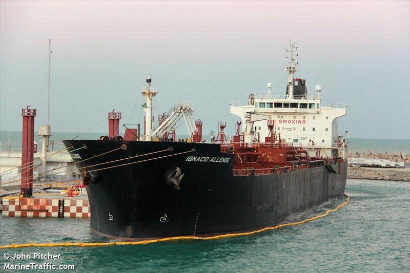 ignacio allende (Chemical/Oil Products Tanker) - IMO 9470935, MMSI 345010068, Call Sign XCSP9 under the flag of Mexico
