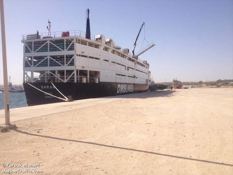 sarah m (Livestock Carrier) - IMO 7808463, MMSI 352548000, Call Sign 3EUW8 under the flag of Panama