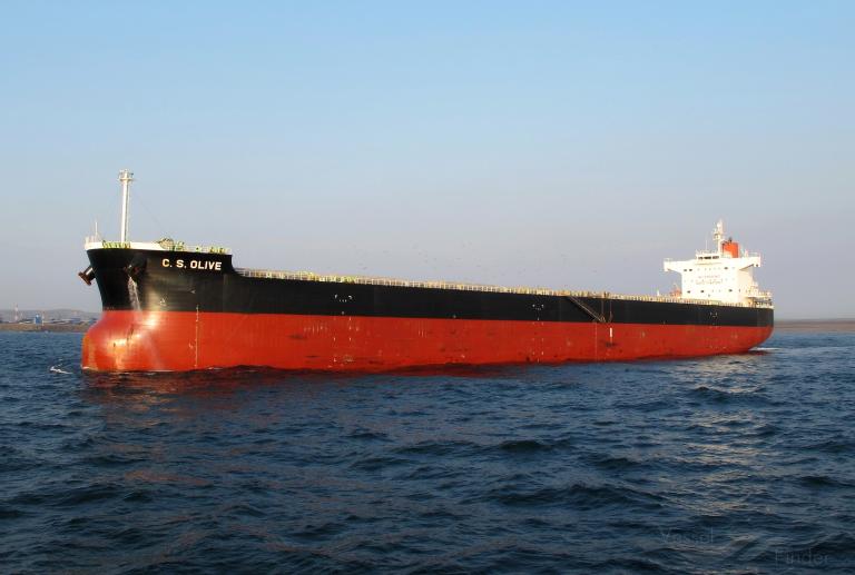 c.s. olive (Bulk Carrier) - IMO 9461075, MMSI 353619000, Call Sign HOKT under the flag of Panama