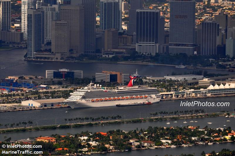 carnival valor (Passenger (Cruise) Ship) - IMO 9236389, MMSI 354298000, Call Sign H3VR under the flag of Panama