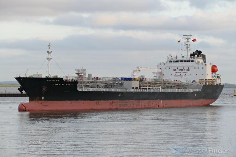 oriental viola (Chemical/Oil Products Tanker) - IMO 9824928, MMSI 354833000, Call Sign 3FRO9 under the flag of Panama
