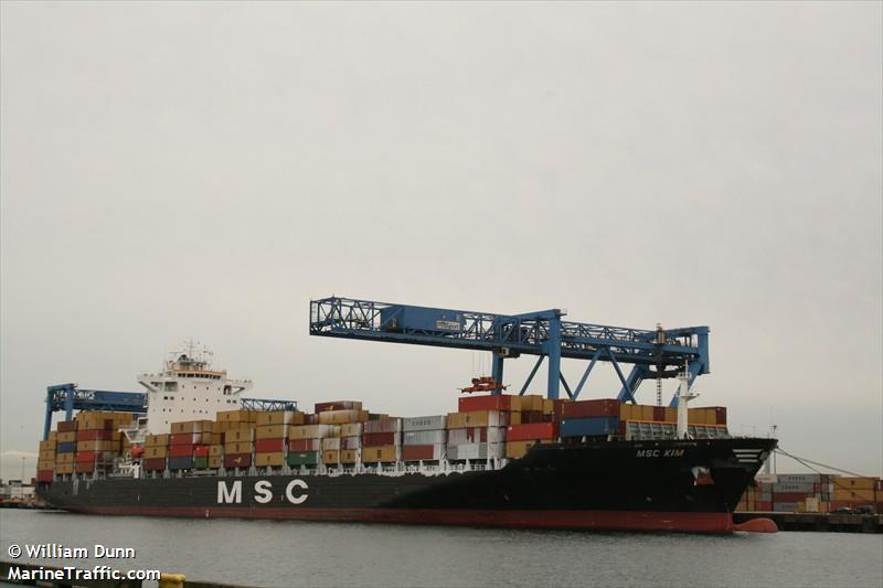 msc kim (Container Ship) - IMO 9351581, MMSI 356205000, Call Sign 3EPZ under the flag of Panama