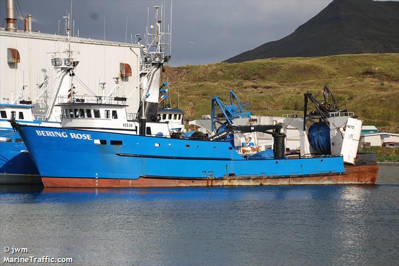 bering rose (Fishing vessel) - IMO , MMSI 367355000, Call Sign WCW9001 under the flag of United States (USA)