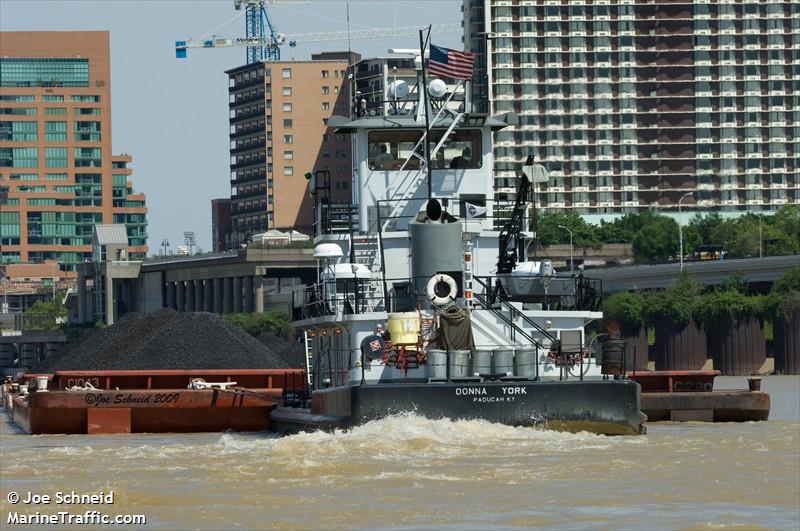 donna york (Towing vessel) - IMO , MMSI 367402680, Call Sign WDE8199 under the flag of United States (USA)