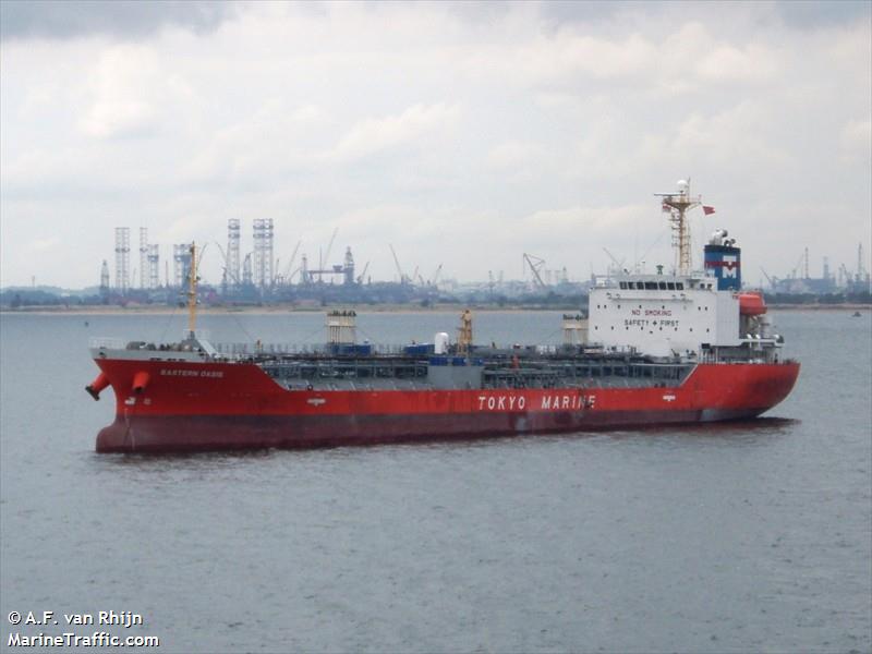 eastern oasis (Chemical/Oil Products Tanker) - IMO 9383986, MMSI 372343000, Call Sign 3EIN9 under the flag of Panama