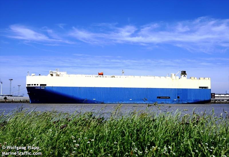grand ruby (Vehicles Carrier) - IMO 9325221, MMSI 372399000, Call Sign 3EIU3 under the flag of Panama