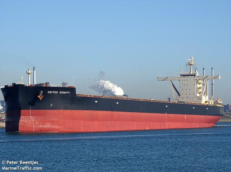 united dignity (Bulk Carrier) - IMO 9546813, MMSI 373275000, Call Sign 3EZC9 under the flag of Panama