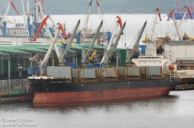 universe reliance (Bulk Carrier) - IMO 9200407, MMSI 374449000, Call Sign 3FCH8 under the flag of Panama