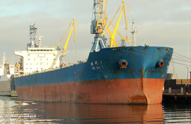 shi dai 1 (Bulk Carrier) - IMO 9352949, MMSI 413301000, Call Sign BPDT under the flag of China