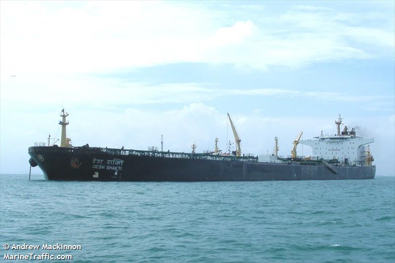 desh shakti (Crude Oil Tanker) - IMO 9263734, MMSI 419505000, Call Sign AUCU under the flag of India