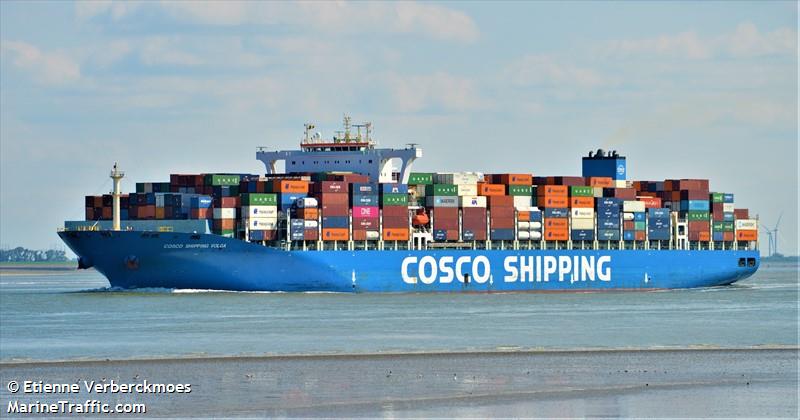 cosco shipping volga (Container Ship) - IMO 9731925, MMSI 477043200, Call Sign VRQH9 under the flag of Hong Kong