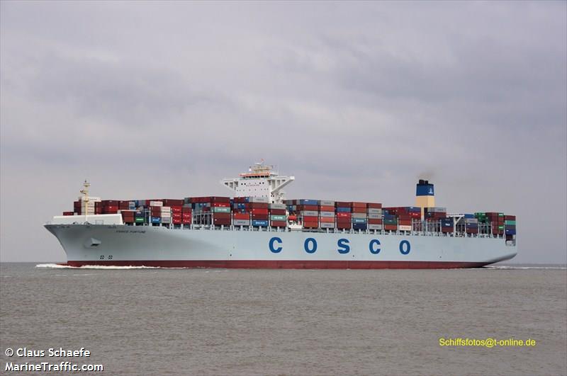 cosco fortune (Container Ship) - IMO 9472127, MMSI 477065200, Call Sign VRKE9 under the flag of Hong Kong