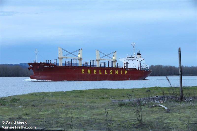 darya tapti (Bulk Carrier) - IMO 9712462, MMSI 477112200, Call Sign VRRA3 under the flag of Hong Kong