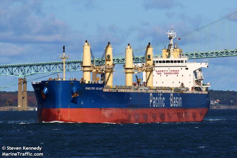 shelter island (Bulk Carrier) - IMO 9426336, MMSI 477318500, Call Sign VRSQ8 under the flag of Hong Kong