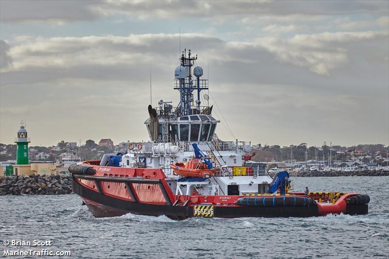 rt kuri bay (Tug) - IMO 9745873, MMSI 503000117, Call Sign VZVN under the flag of Australia