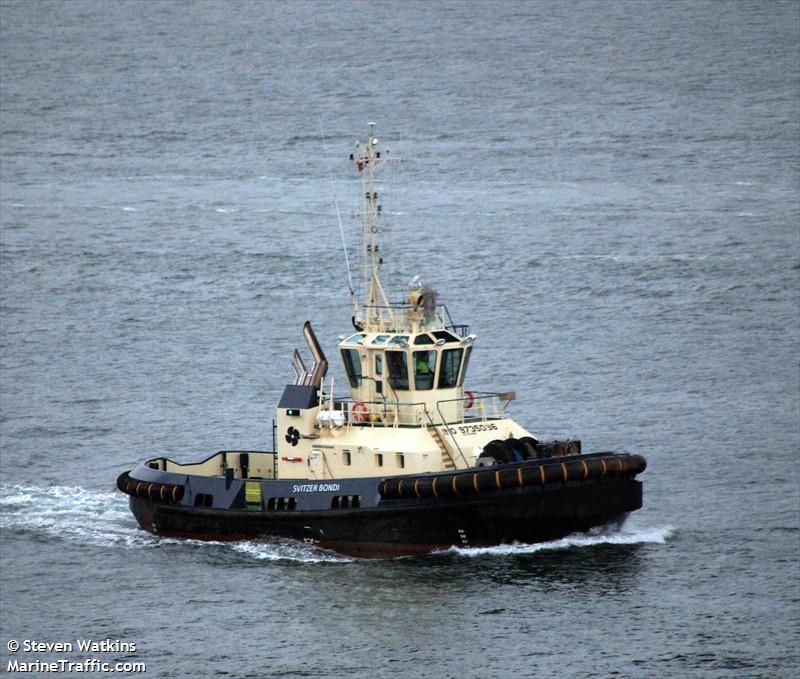 svitzer bondi (Tug) - IMO 9735086, MMSI 503011080, Call Sign VHOP under the flag of Australia