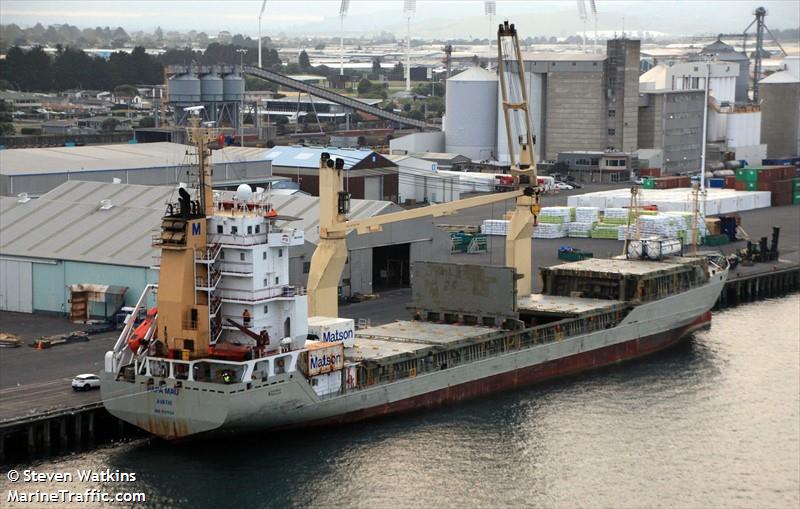 papa mau (General Cargo Ship) - IMO 9141704, MMSI 518520000, Call Sign E5U2470 under the flag of Cook Islands