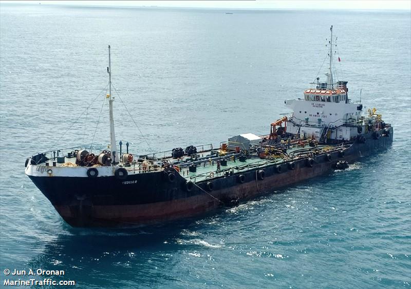 teguh 9 (Oil Products Tanker) - IMO 8807246, MMSI 533000075, Call Sign 9MYR7 under the flag of Malaysia