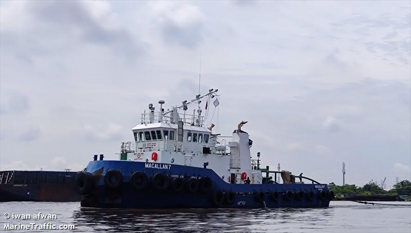 tb macallan 7 (Tug) - IMO 9751212, MMSI 533170318, Call Sign 9WQX6 under the flag of Malaysia