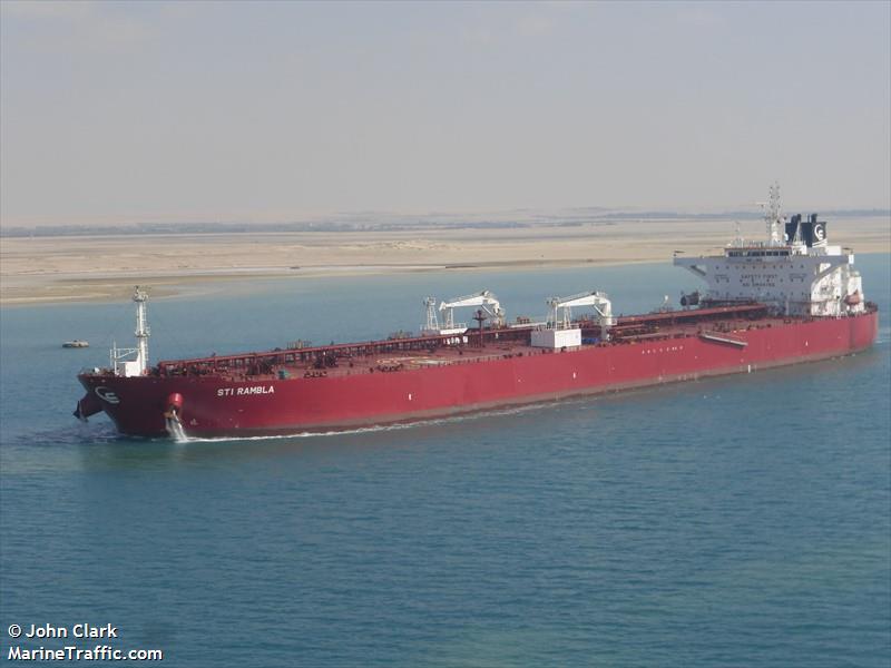 sti rambla (Crude Oil Tanker) - IMO 9730880, MMSI 538005645, Call Sign V7FR2 under the flag of Marshall Islands