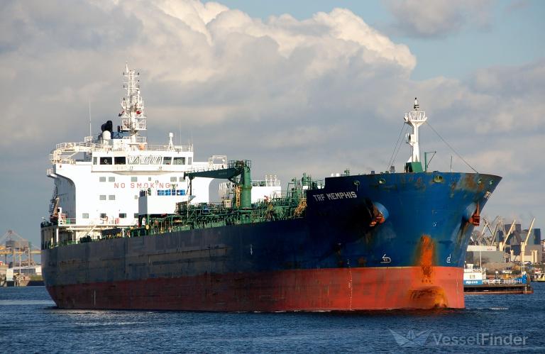trf memphis (Chemical/Oil Products Tanker) - IMO 9732797, MMSI 538006546, Call Sign V7OF9 under the flag of Marshall Islands